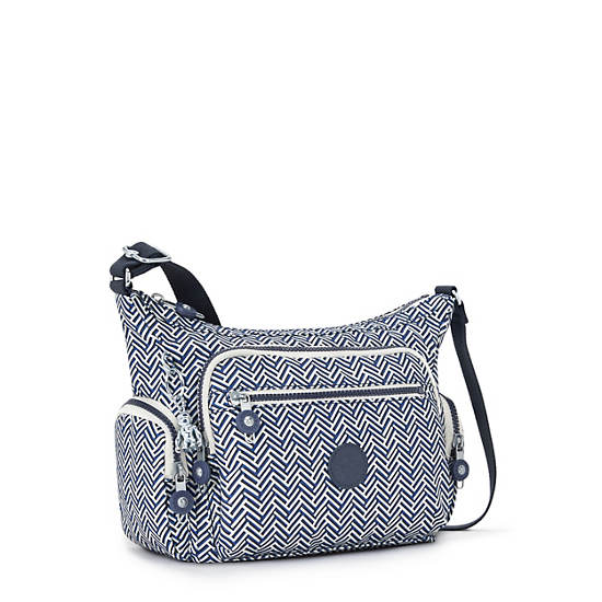 Kipling Gabbie Small Printed Crossbody Táska Szürke | HU 1146CT